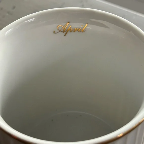 April Birth Flower Vintage Original Bohemia Sweat Pea Birth Month‎ April mug - Picture 6 of 8